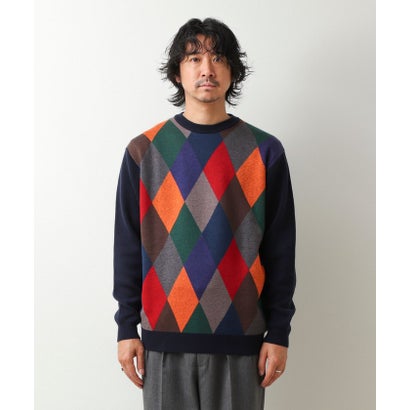 ノーリーズ グッドマン NOLLEY'S goodman アンチピリングウォッシャブルWJQアーガイル （ネイビー系1）｜詳細画像