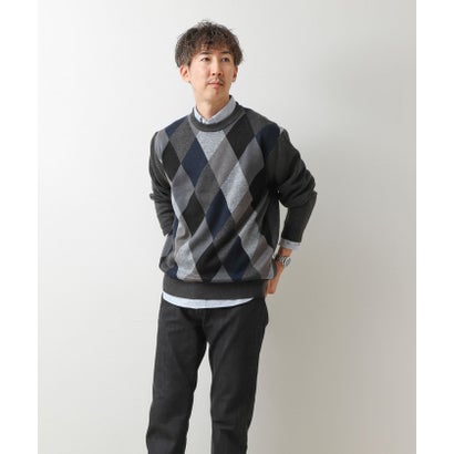 ノーリーズ グッドマン NOLLEY'S goodman アンチピリングウォッシャブルWJQアーガイル （ネイビー系1）｜詳細画像