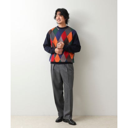 ノーリーズ グッドマン NOLLEY'S goodman アンチピリングウォッシャブルWJQアーガイル （ネイビー系1）｜詳細画像