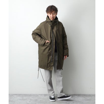 【TAION】MILITARY HOODED COAT SET （ブラック）｜詳細画像