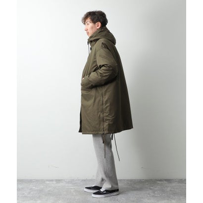 【TAION】MILITARY HOODED COAT SET （ブラック）｜詳細画像
