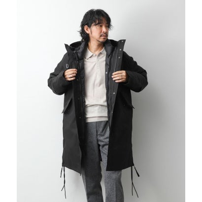 【TAION】MILITARY HOODED COAT SET （ブラック）｜詳細画像