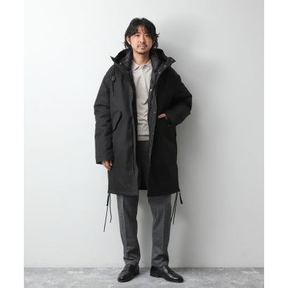 【TAION】MILITARY HOODED COAT SET （ブラック）｜詳細画像