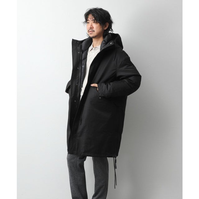 【TAION】MILITARY HOODED COAT SET （ブラック）