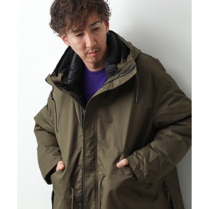 【TAION】MILITARY HOODED COAT SET （オリーブ）｜詳細画像