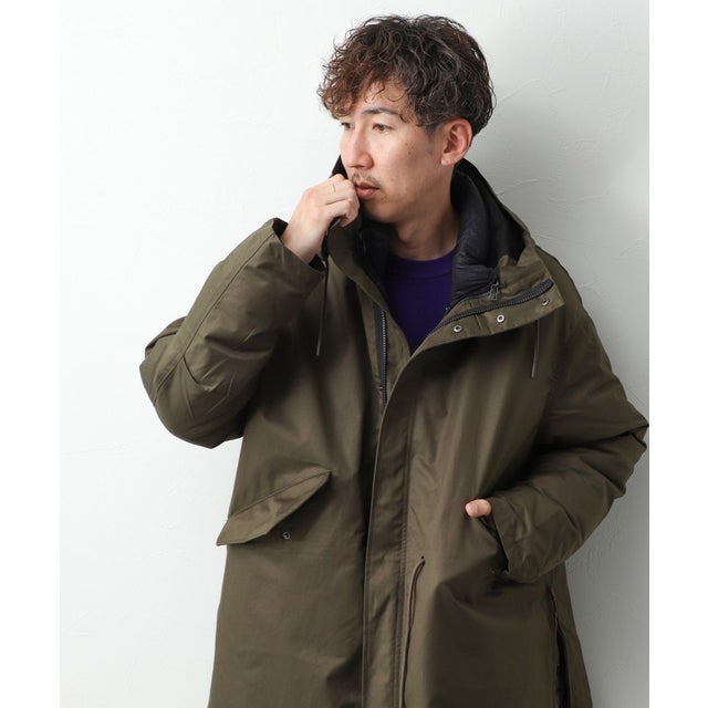 【TAION】MILITARY HOODED COAT SET （オリーブ）