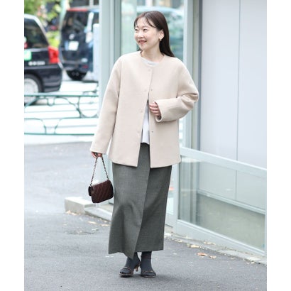ノーリーズソフィー NOLLEY'S sophi アンゴラビーバーノーカラーショートCT （ピンク）｜詳細画像