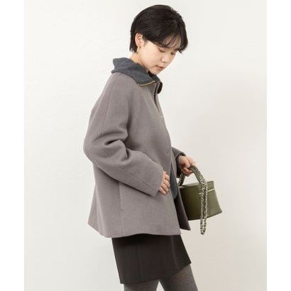 ノーリーズソフィー NOLLEY'S sophi アンゴラビーバーノーカラーショートCT （ピンク）｜詳細画像