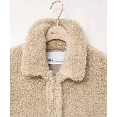 ノーリーズソフィー NOLLEY'S sophi ＜TICCA＞WOOLファーポンチョ （ベージュ）｜詳細画像