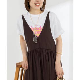 Wander lust ワイドシルエットプリントTシャツ （ホワイト系3）