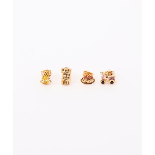 GIRLS CREW Ciao Bella Earring stud set-P （ゴールド）