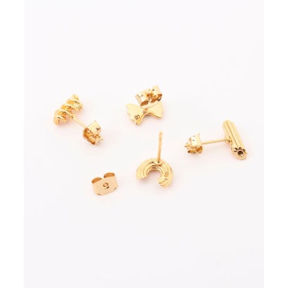 ノーリーズ NOLLEY'S GIRLS CREW Al Dente Stud Set-P （ゴールド）｜詳細画像