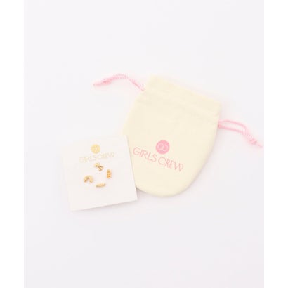 ノーリーズ NOLLEY'S GIRLS CREW Al Dente Stud Set-P （ゴールド）｜詳細画像