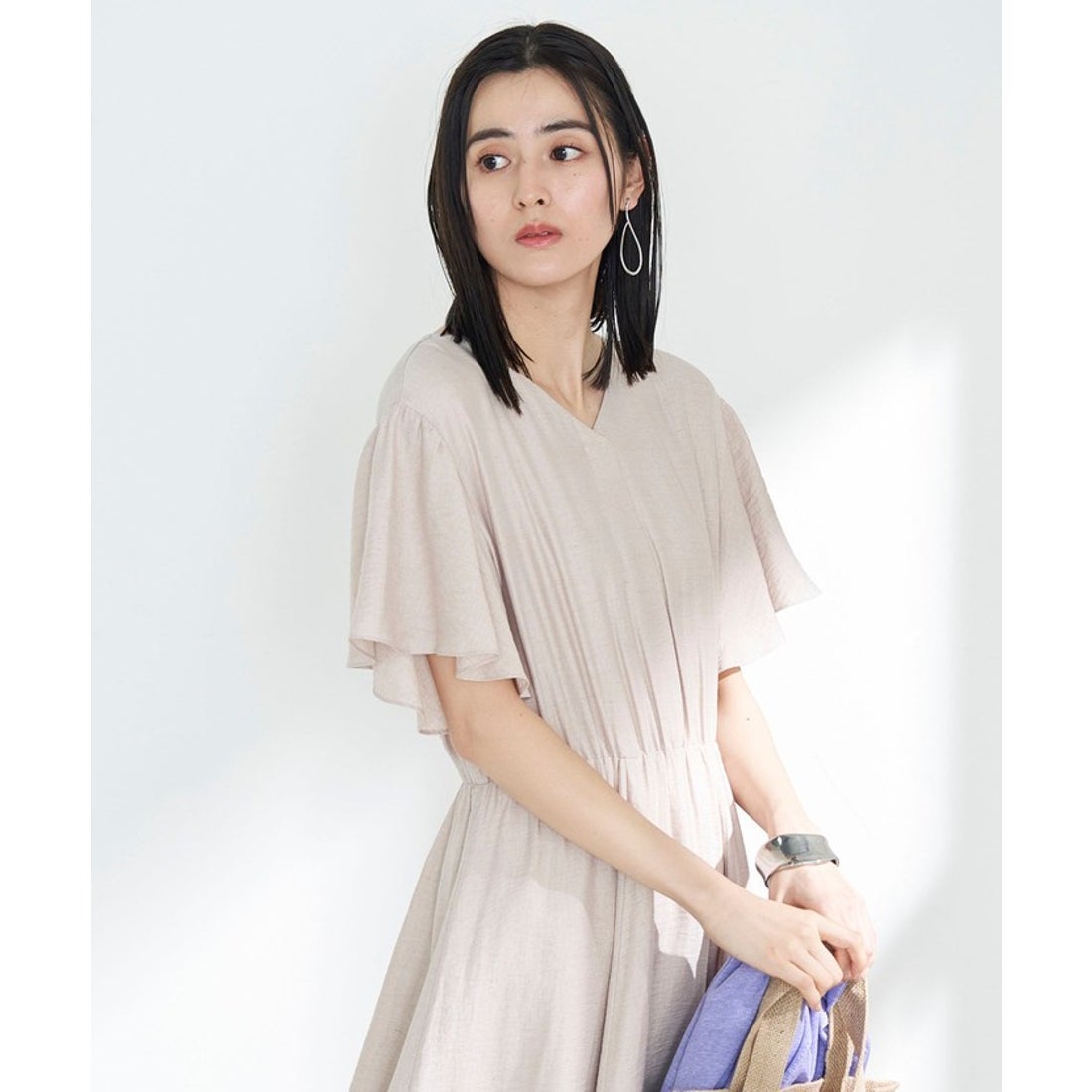 ノーリーズ NOLLEY'S ◇【WEB限定】ジュピター袖ギャザーフレア