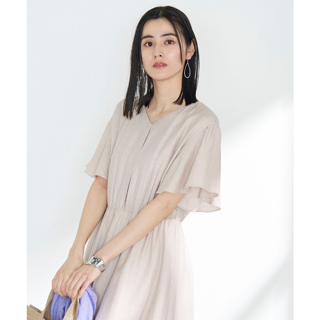 ノーリーズ NOLLEY'S ◇【WEB限定】ジュピター袖ギャザーフレア