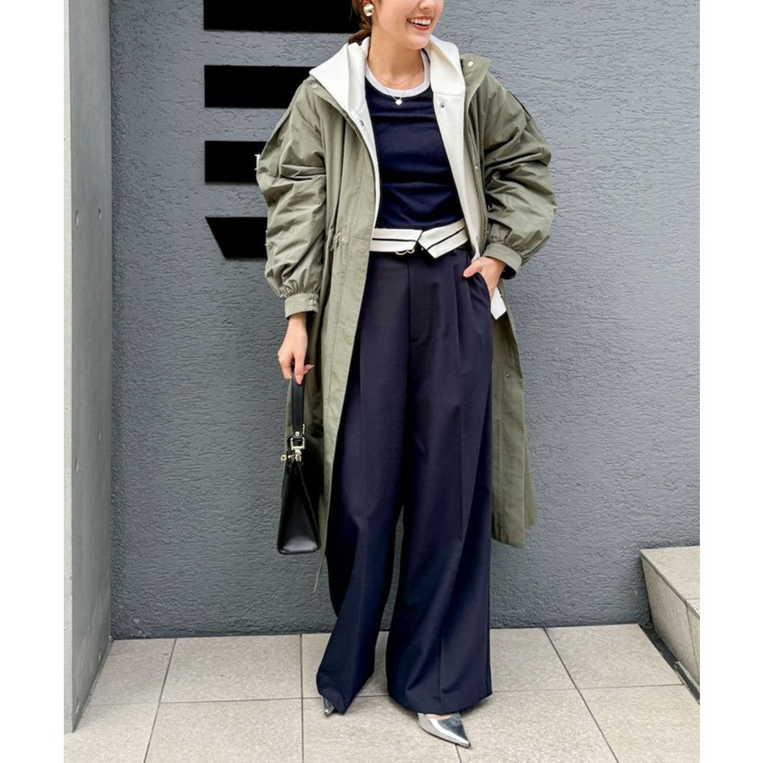 ノーリーズ NOLLEY'S ウォッシャブル エアボールフードブルゾン 24AW
