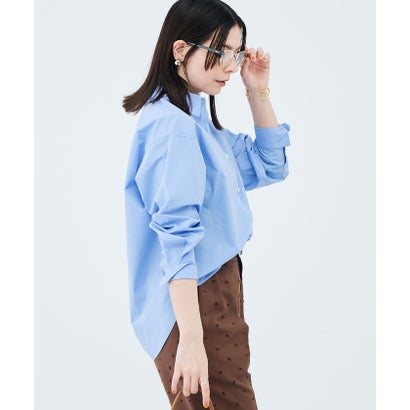 ノーリーズ NOLLEY'S ベーシックレギュラーシャツ （サックス）｜詳細画像