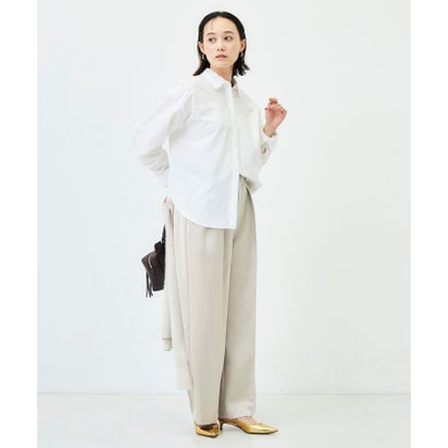 カットジャガード切替シャツ （ミントグリーン）｜詳細画像