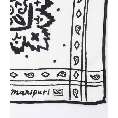 manipuri別注ペイズリースカーフ （ネイビー系1）｜詳細画像
