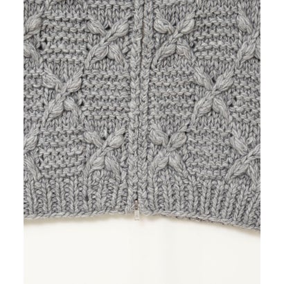 ノーリーズ NOLLEY'S ＜TORRAZZO DONNA＞Chunky Cable Knit Vest （チャコールグレー）｜詳細画像