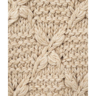 ノーリーズ NOLLEY'S ＜TORRAZZO DONNA＞Chunky Cable Knit Vest （ベージュ）｜詳細画像