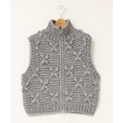 ノーリーズ NOLLEY'S ＜TORRAZZO DONNA＞Chunky Cable Knit Vest （ベージュ）｜詳細画像