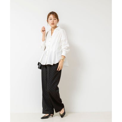 ノーリーズ NOLLEY'S 【WEB＆一部店舗限定カラー】【GOODS BUYER 石田別注カラー】ストレッチタフタスキッパータックシャツ （ホワイト系6）｜詳細画像