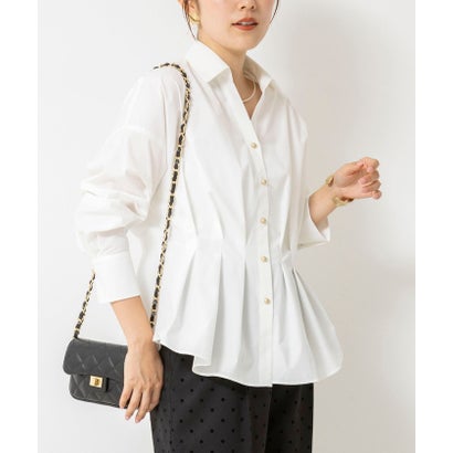 ノーリーズ NOLLEY'S 【WEB＆一部店舗限定カラー】【GOODS BUYER 石田別注カラー】ストレッチタフタスキッパータックシャツ （ホワイト系6）｜詳細画像