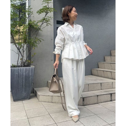 ノーリーズ NOLLEY'S 【WEB＆一部店舗限定カラー】【GOODS BUYER 石田別注カラー】ストレッチタフタスキッパータックシャツ （ホワイト系6）｜詳細画像