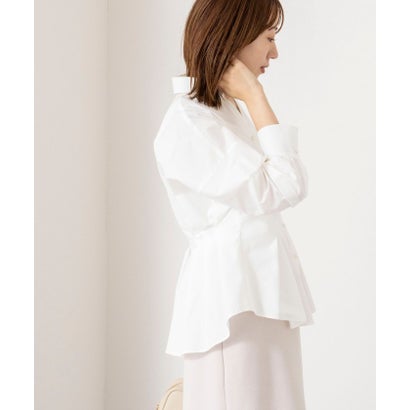 ノーリーズ NOLLEY'S 【WEB＆一部店舗限定カラー】【GOODS BUYER 石田別注カラー】ストレッチタフタスキッパータックシャツ （ホワイト系6）｜詳細画像