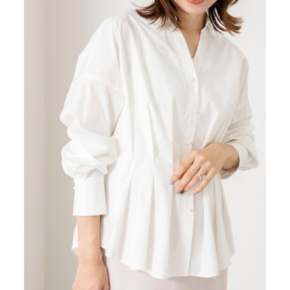 ノーリーズ NOLLEY'S 【WEB＆一部店舗限定カラー】【GOODS BUYER 石田別注カラー】ストレッチタフタスキッパータックシャツ （ホワイト系6）｜詳細画像