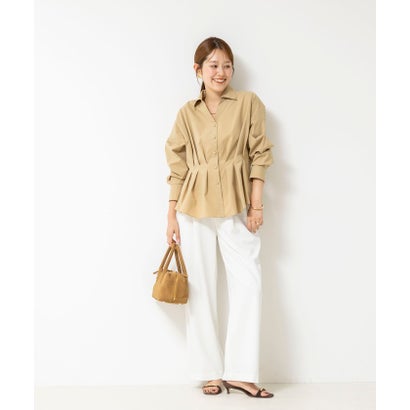 ノーリーズ NOLLEY'S 【WEB＆一部店舗限定カラー】【GOODS BUYER 石田別注カラー】ストレッチタフタスキッパータックシャツ （ホワイト系6）｜詳細画像