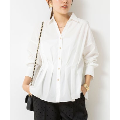 ノーリーズ NOLLEY'S 【WEB＆一部店舗限定カラー】【GOODS BUYER 石田別注カラー】ストレッチタフタスキッパータックシャツ （ホワイト系6）｜詳細画像