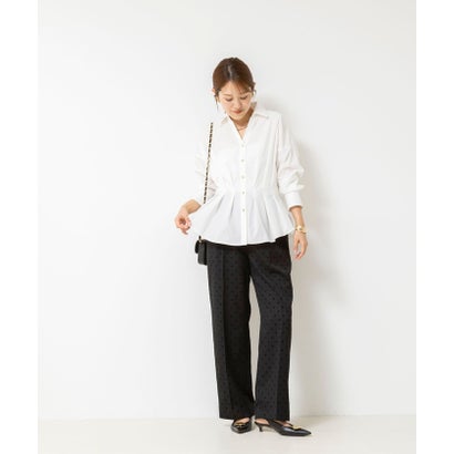 ノーリーズ NOLLEY'S 【WEB＆一部店舗限定カラー】【GOODS BUYER 石田別注カラー】ストレッチタフタスキッパータックシャツ （ホワイト系6）｜詳細画像