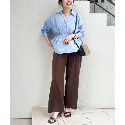 【WEB＆一部店舗限定カラー】【GOODS BUYER 石田別注カラー】ストレッチタフタスキッパータックシャツ （ブルー系5）｜詳細画像