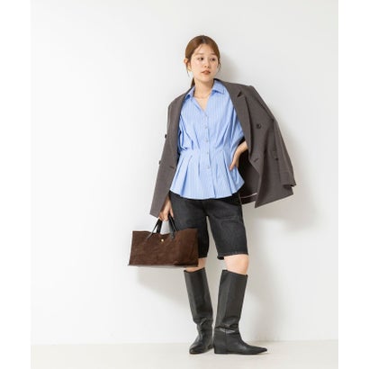 【WEB＆一部店舗限定カラー】【GOODS BUYER 石田別注カラー】ストレッチタフタスキッパータックシャツ （ブルー系5）｜詳細画像