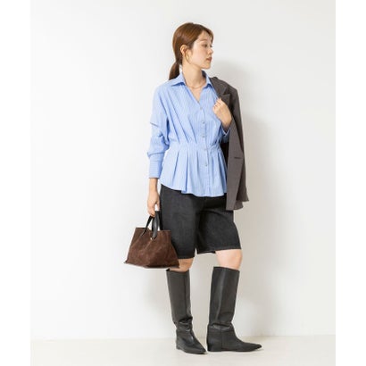 【WEB＆一部店舗限定カラー】【GOODS BUYER 石田別注カラー】ストレッチタフタスキッパータックシャツ （ブルー系5）｜詳細画像