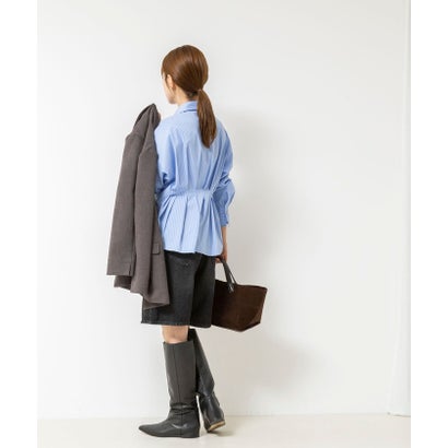 【WEB＆一部店舗限定カラー】【GOODS BUYER 石田別注カラー】ストレッチタフタスキッパータックシャツ （ブルー系5）｜詳細画像