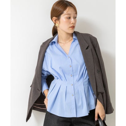 【WEB＆一部店舗限定カラー】【GOODS BUYER 石田別注カラー】ストレッチタフタスキッパータックシャツ （ブルー系5）｜詳細画像