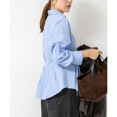 【WEB＆一部店舗限定カラー】【GOODS BUYER 石田別注カラー】ストレッチタフタスキッパータックシャツ （ブルー系5）｜詳細画像