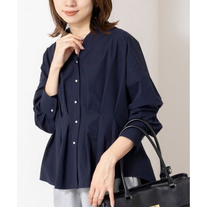 【WEB＆一部店舗限定カラー】【GOODS BUYER 石田別注カラー】ストレッチタフタスキッパータックシャツ （ブルー系5）｜詳細画像