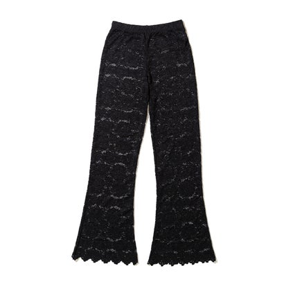 レース フレアパンツ（Lace flare pants） （BLACK）｜詳細画像