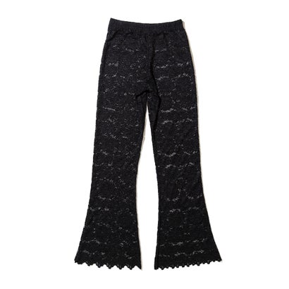 レース フレアパンツ（Lace flare pants） （BLACK）｜詳細画像
