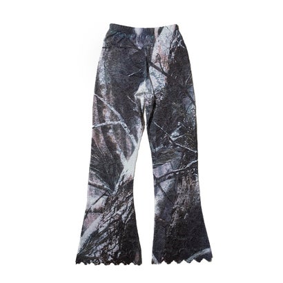 レース ダイレクト プリント フレアパンツ（Lace direct print flare pants） （CAMO）｜詳細画像