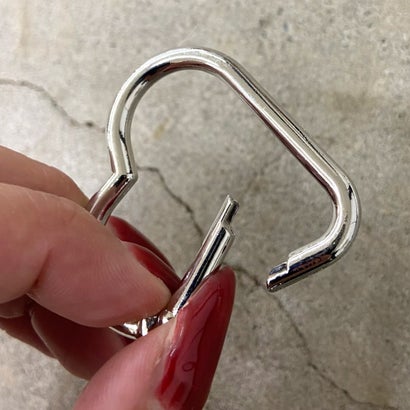 ハートファーチャームストラップ （グレー）｜詳細画像