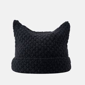 猫耳ニット帽 （ブラック）