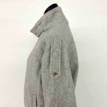 ノンヘッジ non-hedge フェイクウールビッグライダースジャケット （グレー）｜詳細画像