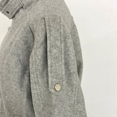 ノンヘッジ non-hedge フェイクウールビッグライダースジャケット （チャコール）｜詳細画像
