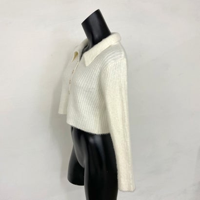 ノンヘッジ non-hedge シャギーボタンポロ （チャコール）｜詳細画像