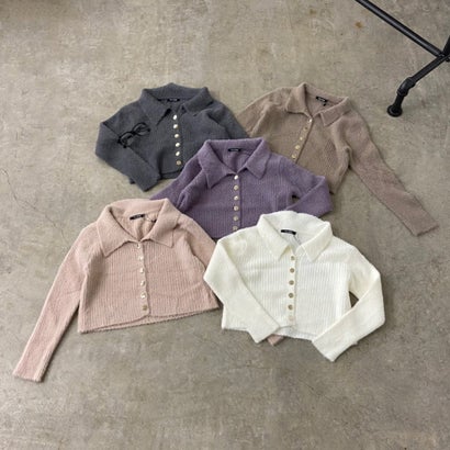 ノンヘッジ non-hedge シャギーボタンポロ （モカ）｜詳細画像